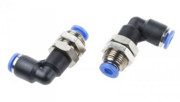 Adapter gwintowany typu rura – rura, typ: Kolanko, 10 barów