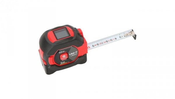 Miara z dalmierzem laserowym, zakres dalmierza laserowego 40m taśma miernicza 5m UT-LM40T 40m
