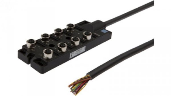 Rozdzielacz 8xM12 5pin z wyświetlaczem LED VK98E197