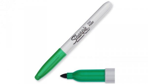 Marker permanentny zielony 1,0mm Sharpie Fine