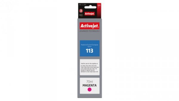 Tusz Activejet AE-113M (zamiennik Epson 113 C13T06B340 Supreme 70ml czerwony)