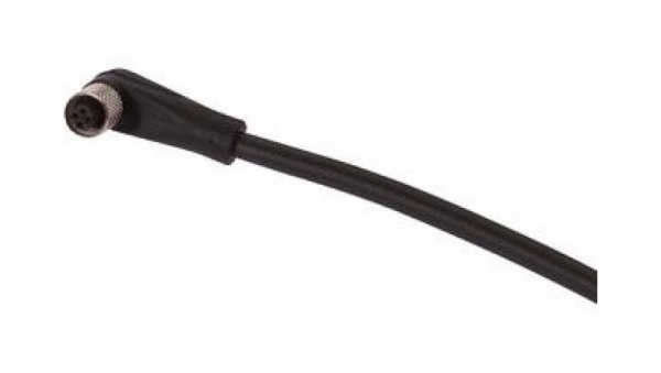 Kabel konfekcjonowany jednostrony złącze M5 żeńskie 4-pinowe kątowe wolny koniec przewodu 4x0,14mm² 2m PUR 125V VK200361