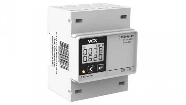 Licznik energii elektrycznej 3-fazowy 230V 5(100)A - odczyt zdalny poprzez MODBUS -RS485