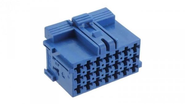 Złącze Automotive JPT żeńskie niebieskie 21pin 1-967625-6