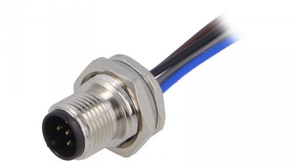 Złącze okrągłe M12 męskie proste 5pin 60V 0,5m T4171010005-002
