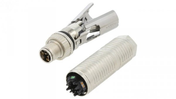Złącze okrągłe M12 męskie proste ekranowane 5pin 60V PG9 T4111412051-000