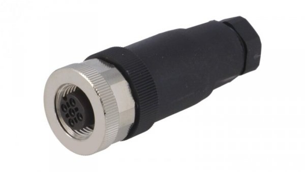 Złącze okrągłe M12 żeńskie nieekranowane proste 3pin 250V PG7 T4110001031-000