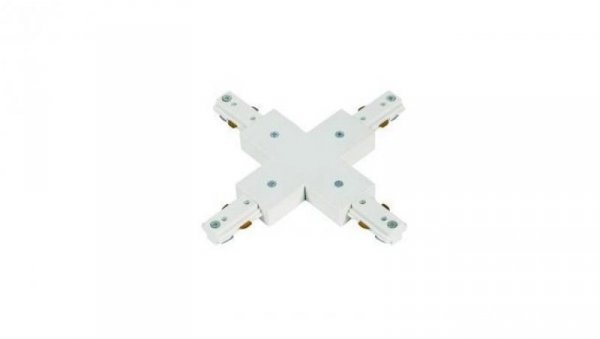 Konektor czwórnik LUXSYSTEM-1F white biały CreeLamp krzyżak