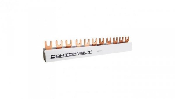 Szyna łączeniowa 4-fazowa 11-modułowa PS/G 16mm2 100A Doktorvolt 2841