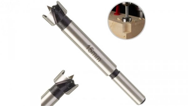 Wierło puszkowe do drewna sednik 15x50/90mm MILWAUKEE