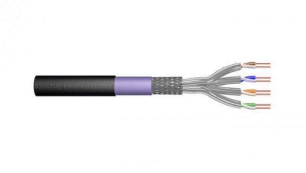 Kabel teleinformatyczny S/FTP 4x2xAWG23 kat.7 PE zewnętrzny suchy DK-1741-VH-1-OD /100m/