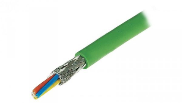 Przewód miedziany HAR PROFINET Typ A 4xAWG 22/1 PVC 20m kat. 5 klasa D do 100MHz zielony