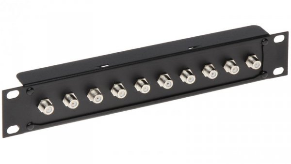 Gniazdo dystrybucyjne 10x Gniazdo F Rack 10 G-10F/R10