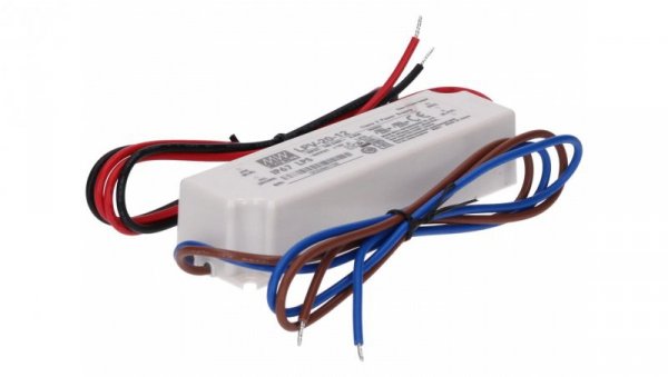 Zasilacz herm. MeanWell 12V 20W LPV