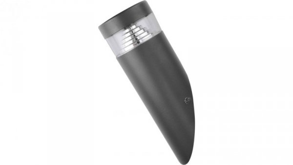 Kinkiet LED 6W 350lm 4000K/neutralna IP44 zewnętrzny stalowy szary SALIX-R 10 6W NW GXPS093