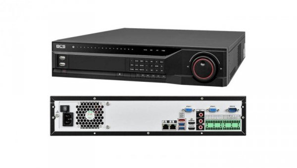 Rejestrator IP 64-kanałowy 12 Mpix BCS-NVR6408-4K-III