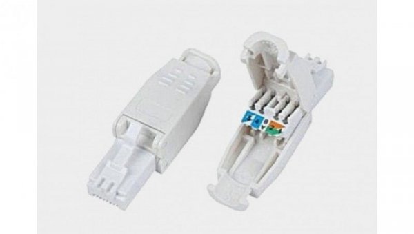 Wtyk modularny RJ-45 8p8c kat.6 beznarzędziowy typu 2, T2