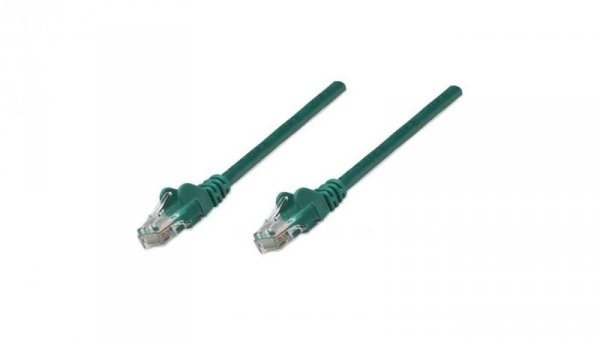 Patch Cord Cat6 UTP 5,0M Zielony 100 Miedź 343718