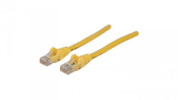 Patch Cord Cat5E UTP 7,5M Żółty 100 Miedź 319966