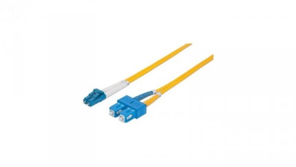 Patchcord światłowodowy OS2 9/125 SM LC-SC Duplex 1m