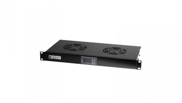 Panel chłodzący 2x23W Rack 19 1U wewnętrzny, termostat LED