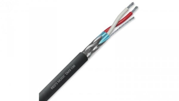 Kabel symetryczny DMX 2x0,25mm² 110 Ohm DMX-100 /500m/