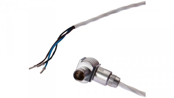 Kabel połączeniowy, 2m, żeński (gniazdo) 3pin kątowy, Końcówka wolna, 3-żyłowy, -40-180C, VK2000L1