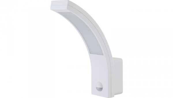 Kinkiet LED 15W 1050lm 4000K/neutralna IP54 z czujnikiem PIR zewnętrzny wodoodporny poliwęglan FALCO W 15W PIR NW GXPS119