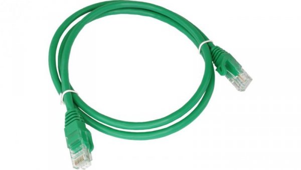 Patch-cord U/UTP kat.6A LSOH 3.0m zielony KKU6AZIE3.0