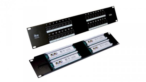 Patch panel UTP kat.5e 32 porty LSA 2U PK017