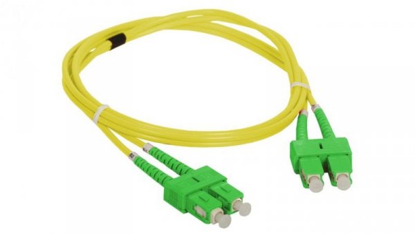 Patch cord SM SC/APC-SC/APC duplex 9/125 3.0m FOC-SCASCA-9SMD-3