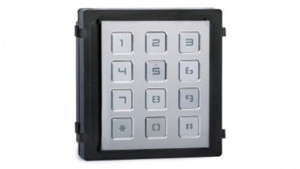 Moduł z szyfratorem, zas. 12VDC z innego modułu, IK7, IP65, HIKVISION