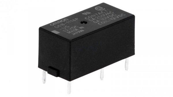 Przekaźnik elektromagnetyczny SPST-NO Ucewki 12VDC 5A/30VDC G6B-1114P-US 12VDC