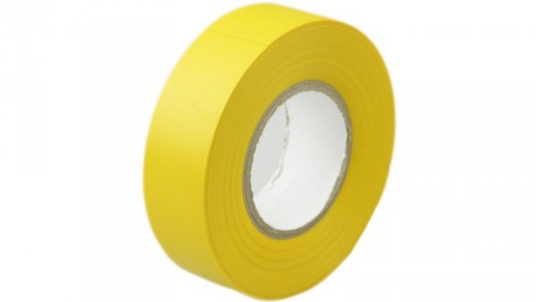 Taśma izolacyjna 15mm/10m żółta PCV