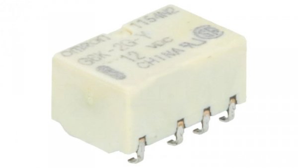 Przekaźnik elektromagnetyczny DPDT Ucewki 12VDC 0,3A/125VAC G6K-2G-Y 12VDC