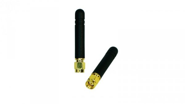 Antena GSM/LTE pionowa, 2,15dBi, 900/1800 Mhz, SMAm, czarna, AT-GSM-MINI
