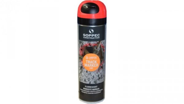 Farba geodezyjna do znakowania spray czerwona SOPPEC Track Marker