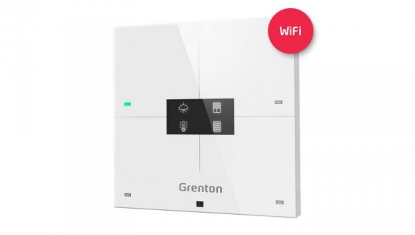 GRENTON SMART PANEL 4B WiFi, OLED, white, WSP-204-W-02