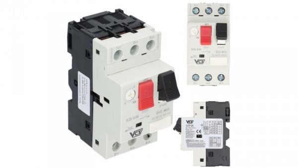 Wyłącznik silnikowy 0,25A-0,4A 3P 6kV 230/400V GV-2 VCX