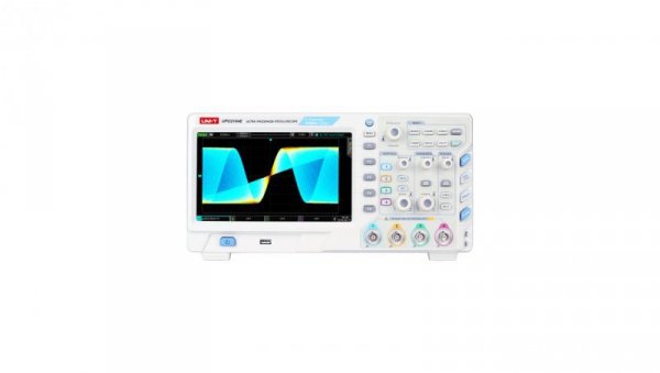 Oscyloskop cyfrowy 4-kanałowy 1GS/s 56Mpts 83000 wfms/s operacje na przebiegach USB-Host, LAN, EXT Trig UPO2104E 4x100 MHz