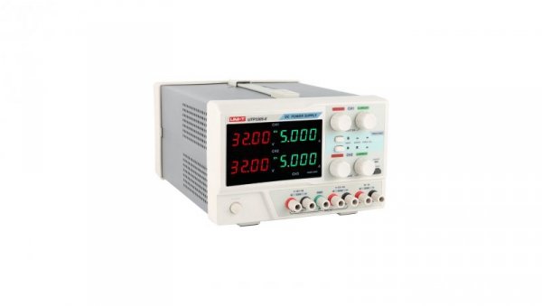 Zasilacz laboratoryjny Uni-T 2-kanałowy 2x0-32V 2x0-5A + 1x5V 3A UTP3305-II