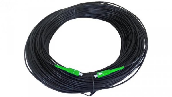 Patchcord światłowodowy FO SM SC/APC-SC/APC simplex 9/125 G.657A2 zewnętrzny DROP 50m