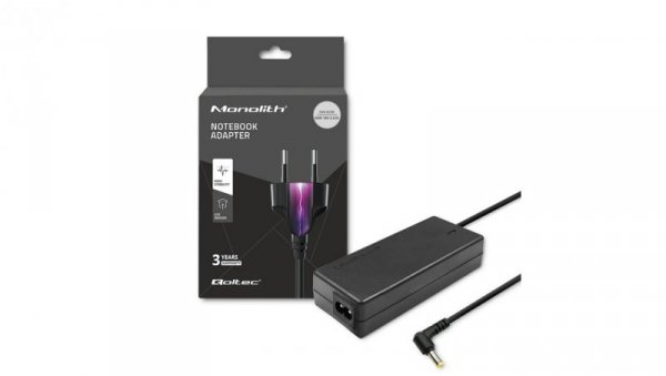 Qoltec Zasilacz do laptopa Acer 65W 19V 3.42A 5.5*1.7 +kabel zasilający
