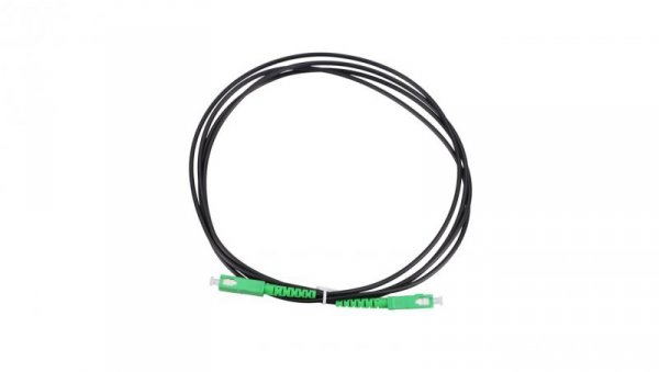 Patchcord Jednomodowy, Simplex, 3mm, 1m Extralink SC/APC-SC/APC Czarny