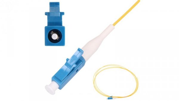 Pigtail PVC, Jednomodowy, 900um G.652D 1m Extralink LC/UPC