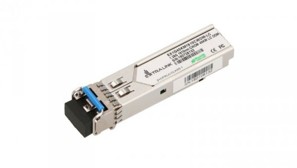 Moduł SFP CWDM 1,25Gbps, 1510nm, single mode, 40km, LC, DOM Extralink SFP 1.25G