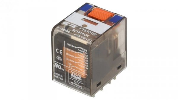 Przekaźnik elektromagnetyczny 4PDT 110VDC 6A 250VAC 8-1419111-3