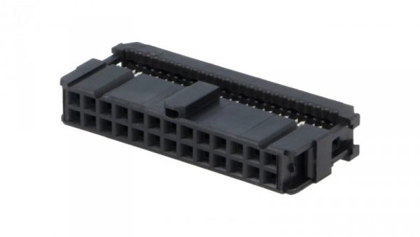 Wtyk IDC żeńskie 26-pin IDC na taśmę 1,27mm złocony czarny 1658621-6