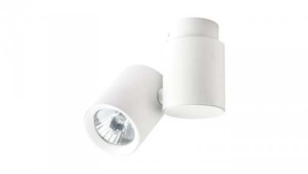 Sufitowy obrotowy reflektorek biały BOSTON do holu, GU10 LP-741/1W WH Light Prestige