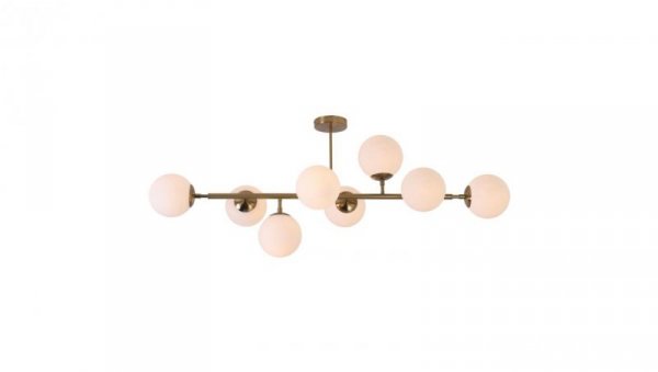 Lampa nad stół do jadalni DORADO z ośmioma szklanymi kulami LP-002/8P Light Prestige